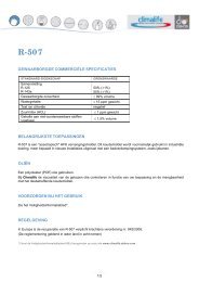 Technische fiche R-507 (.pdf - 91 Ko) - Climalife Dehon