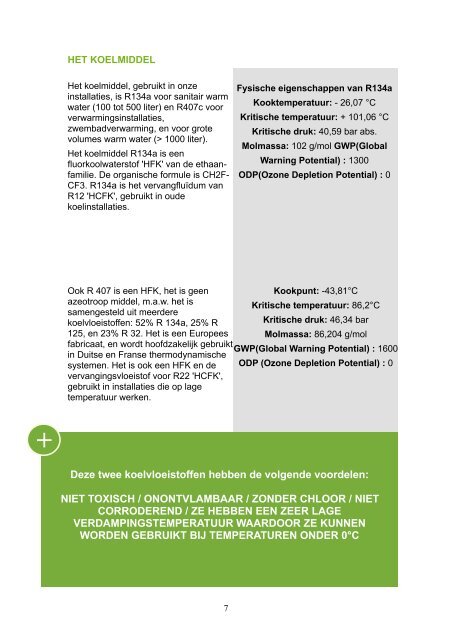 Thermodynamische zonne-energie Verwarming Sanitair ... - EG Power