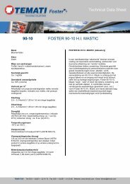 90-10 FOSTER 90-10 H.I. MASTIC Technical Data Sheet - Temati