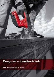 Zaag- en schuurtechniek - Hilti
