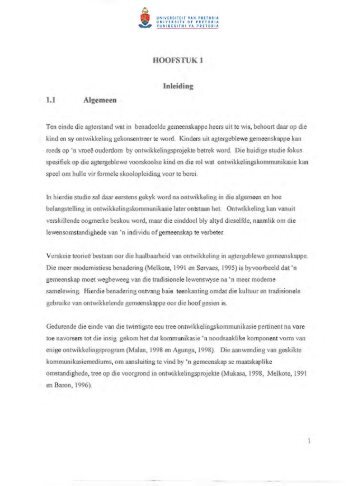 HOOFSTUKI Inleiding 1.1 Algemeen - UPeTD