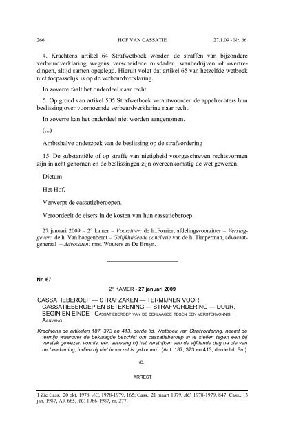 AC 01 2009 (PDF, 1.76 MB) - Federale Overheidsdienst Justitie