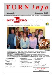 T U R N info - MTV Berg