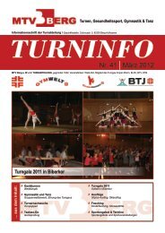 Turninfo Nr. 41 - MTV Berg