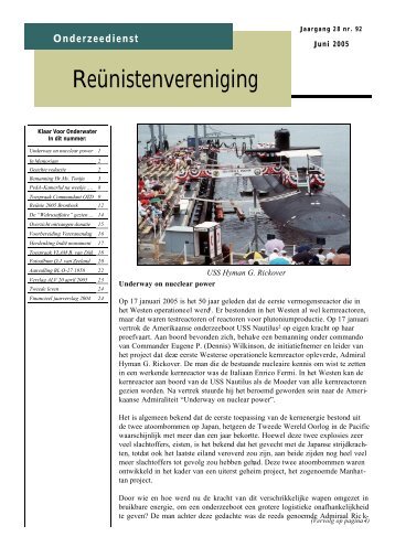 Kvo 92 - Reunistenvereniging Onderzeedienst