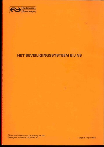 Het beveiligingssysteem bij NS 10juli1981 - IRSE-NL Nieuws