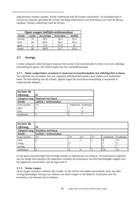 Rapportage inventarisatie enkelvoudige voegen - Curnet