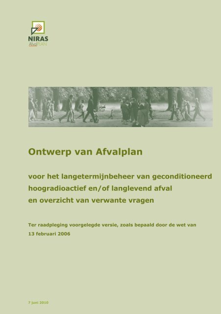 Ontwerp van Afvalplan - NIRAS