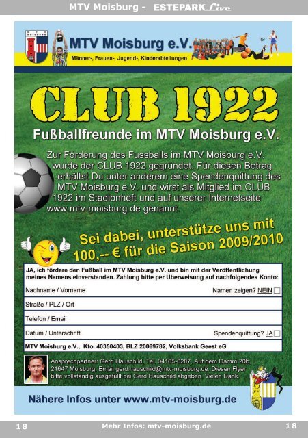 VfL Stade - MTV Moisburg