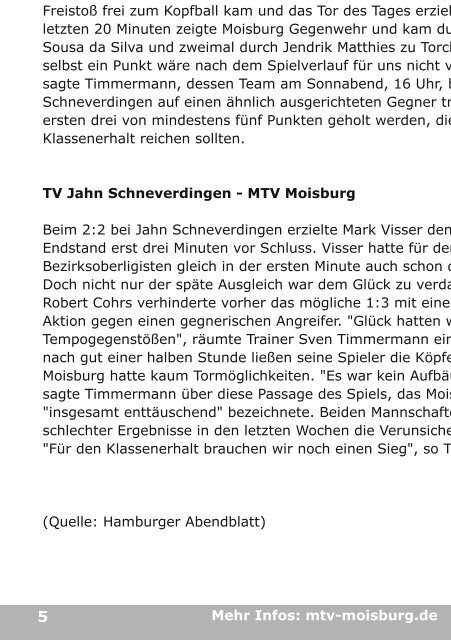 MTV Moisburg - EsteparkLive