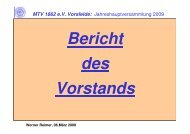 Bericht des Vorstands - MTV 1862 e.V. Vorsfelde