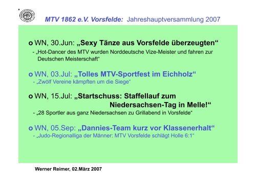 Protokoll JHV 07 - MTV 1862 e.V. Vorsfelde