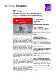 Programm als PDF - MIT - Management Intelligenter Technologien ...