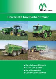 Universelle Großflächenstreuer - Mua-landtechnik.de