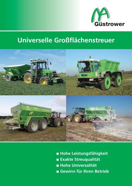 Universelle Großflächenstreuer - Mua-landtechnik.de
