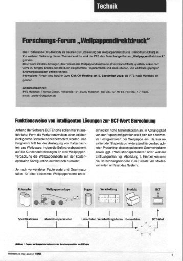 Funktionsweise von intelligenten LÃ¶sungen zur BCT-Wert Berechnung