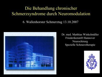 Vortrag von Dr. Winkelmüller anlässlich des 6. Wallenhorster ...