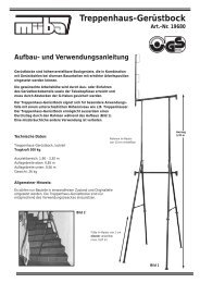 Aufbauanleitung - Müller + Baum GmbH & Co. KG
