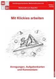 Mit Klickies arbeiten - MUED