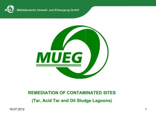 Acid Tar Remediation Projects - MUEG