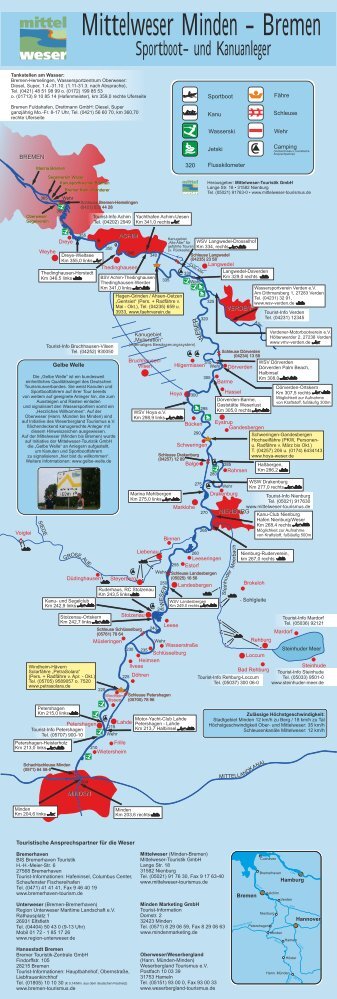 Mittelweser Minden - Bremen - Mittelweser-Touristik GmbH
