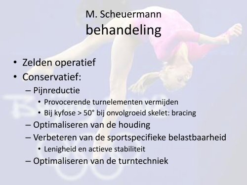 Rugklachten bij turnen
