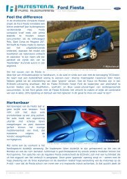 Rijtesten.nl: test Ford Fiesta