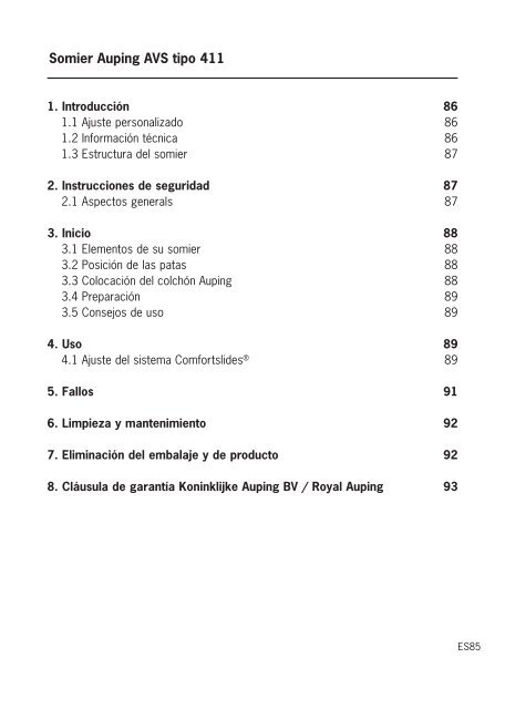 GBA AVS 411 - Auping