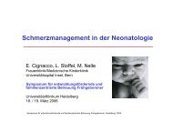 Schmerzmanagement in der Neonatologie