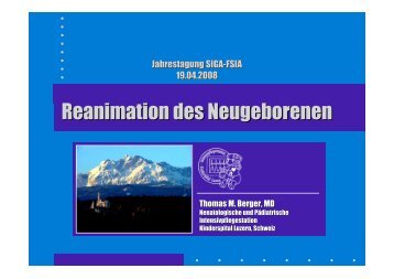 Reanimation des Neugeborenen