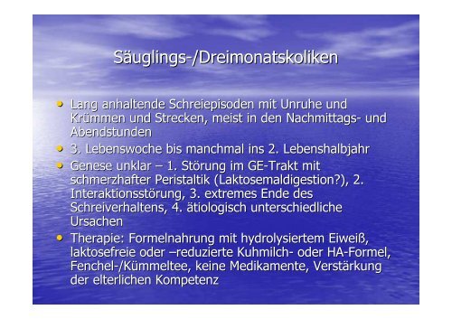 Differentialdiagnosen in der Pädiatrie - Kinderabteilung LKH-Villach