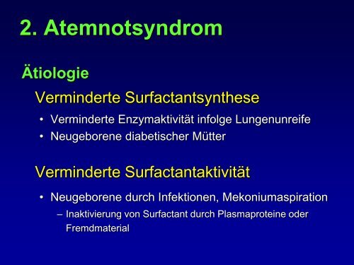 Versorgung des Neugeborenen