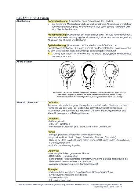 Gynakologie Lexikon Biochemie Nachhilfe