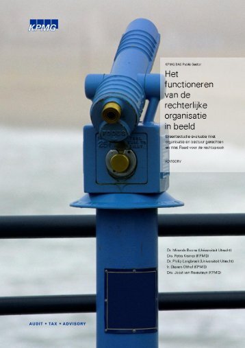 Het functioneren van de rechterlijke organisatie in ... - Rechtspraak.nl