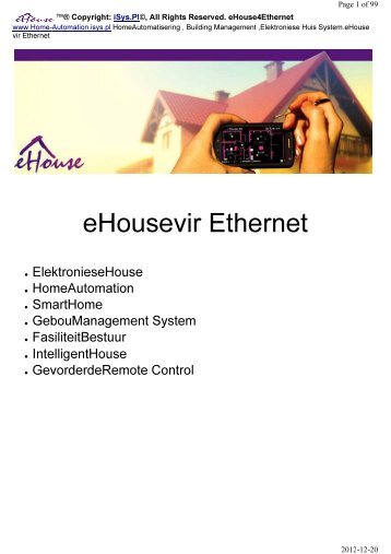 Ehouse Ethernet Home Automation - Inteligentny Dom