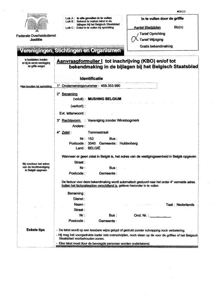 Kbo Inschrijving Magazines