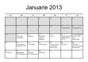 Kalender 2013 (Read-Only)