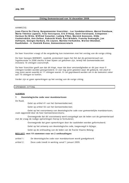 Verslag Pdf Gemeente Ingelmunster