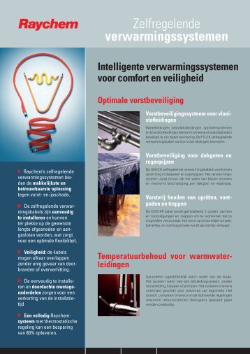 Zelfregelende verwarmingssystemen - Pentair Thermal Controls