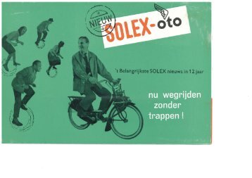 Solex folder oto eerste - Van der Heem