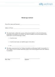 Brokerage contract