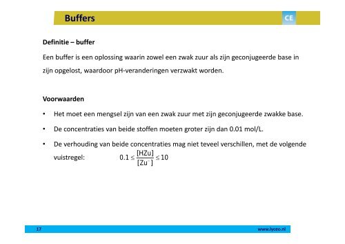 fd k b Hoofdstuk 3: Zuren en basen