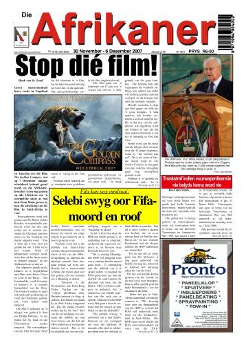 Stop dié film! - DieAfrikaner