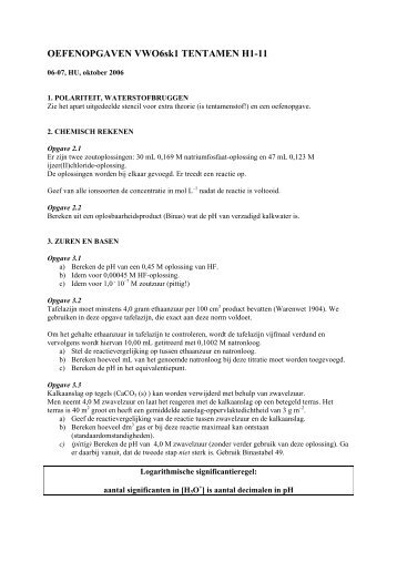 Oefenopgaven Hoofdstuk 1-11 en uitgebreide ... - Marnix Sites