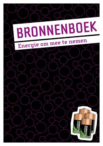 Energie om mee te nemen bronnenboek - Nieuwe scheikunde
