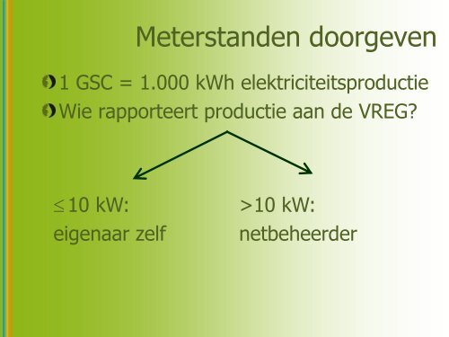 Hoe vlot GSC ontvangen? - Vreg