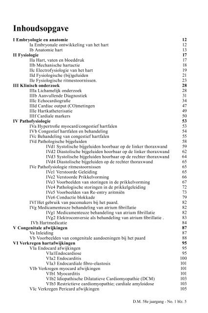 Cardiologie Paard - Diergeneeskundig Memorandum