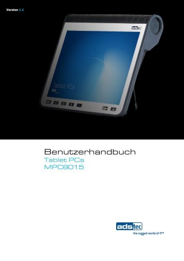 MPC6015 Benutzerhandbuch - ads-tec