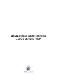 handleiding instructeurs jeugd eerste hulp - Het Oranje Kruis