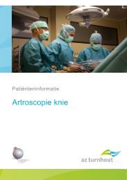 Artroscopie knie (817 Kb) - Orthopedisch Centrum Turnhout